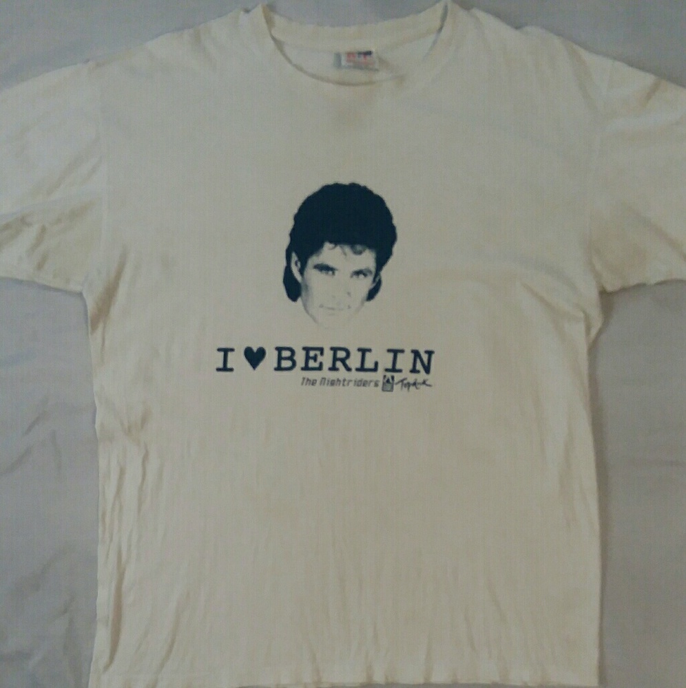 Euro Print "The Nightrider"Hasselhoff Tee